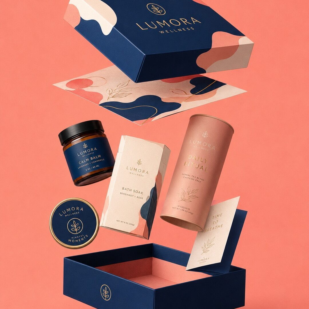 Geschenkbox mit Pflegeprodukten – Geschenkverpackung für Handel und Unternehmen