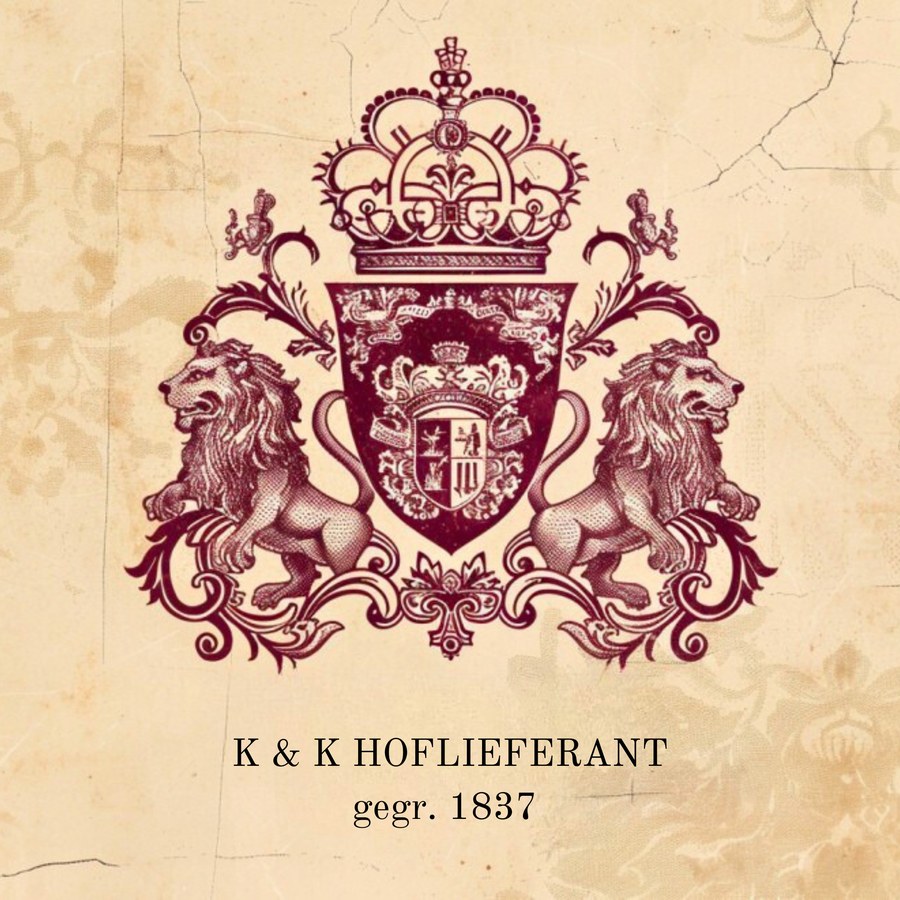 K.u.K. Hoflieferant – Wappen von Stadler, gegründet 1837
