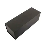 Lange, schmale schwarze Magnetbox, geschlossen, Format 03
