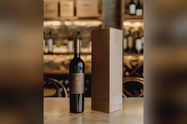 Weinflasche mit hochwertiger Geschenkbox von Stadler Verpackung